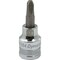 Dynamic Tools 3/8 Drive Phillips Head, Ph#4 Bit Std Length, Chrome Socket D006204 - alternate 1